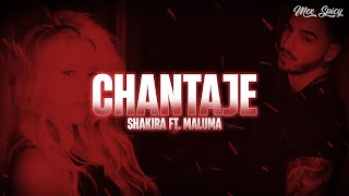 Shakira  Chantaje ft Maluma LetraLyrics [upl. by Mcarthur84]