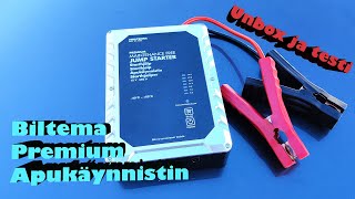 Biltema apukäynnistin  Testing a supercapacitor jump starter english subs [upl. by Varick]