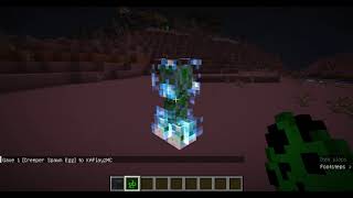 Charged Creeper Spawn Egg command in the description [upl. by Atnauq]