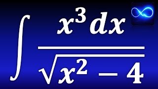 202 Integral de x3 entre raíz cuadrada de x2  4 SUSTITUCION TRIGONOMETRICA EJERCICIO RESUELTO [upl. by Leivad]