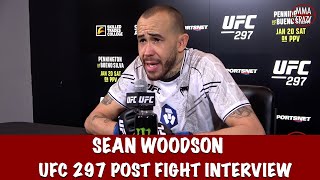 Sean Woodson on confusion with Bruce Buffer fight announcement winner amp Daniel Cormier confirming [upl. by Ekim]