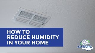 How to Reduce Humidity in Your Home  Sansone [upl. by Surtemed]