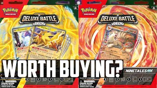 Are the NEW Zapdos ex and Ninetales ex Deluxe Battle Decks Worth Buying Pokemon TCG Shopping Guide [upl. by Jammal]