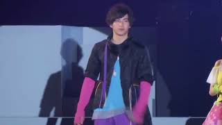 Kamen Rider EX Aid all cast henshin in liveshow [upl. by Nidla948]