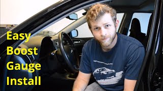 WRX Diaries 5 Easy Boost Gauge Install using Torque App and a NFC tag [upl. by Neelav]