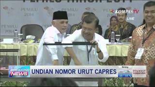 Pengundian Nomor Urut Capres Cawapres [upl. by Menashem641]