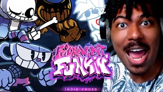 INDIE CROSS IS BACK WITH HARDER MECHANICS Friday Night Funkin  VS Indie Cross  Crossed Out Mod [upl. by Viglione187]