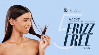 5 FrizzFree Natural Hair Hacks  Best Home Remedies For Frizzy Hair  Aroma Magic [upl. by Inanak]