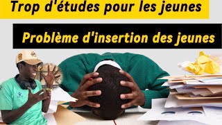 Problème dinsertion de jeunes après les études [upl. by Nylkoorb]