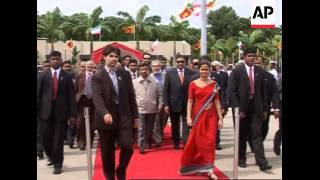 Ahmedinejad ends SLanka visit arrives in India [upl. by Rese509]