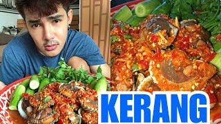 Chumnan maunghong makan kerang mentah plus sambel [upl. by Beverle]