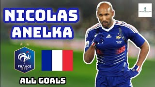 Nicolas Anelka  All 14 Goals for France [upl. by Nyrehtak]