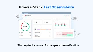 BrowserStack Test Observability Overview [upl. by Savior175]