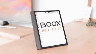 📖 Boox Note Air 3C  color ereader notetaking etc ✏️  unboxing [upl. by Euqinamod]