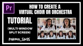 How to create a virtual choir or orchestra  TUTORIAL [upl. by Doelling]