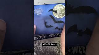 Happy World Cardmaking Day I made a glow in the dark Halloween card 🦇🎃 cardmaking [upl. by Anividul]