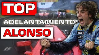 TOP ADELANTAMIENTOS IMPOSIBLES de Fernando ALONSO 💥  Análisis de sus MEJORES Momentos en la F1 [upl. by Burget871]