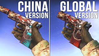 CSGO  China Version vs Global Version Weapon Skins Comparison [upl. by Eliot17]