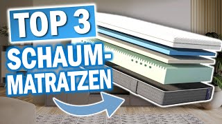 SCHAUMSTOFF MATRATZEN Test amp Vergleich  Die 3 Besten Modelle 2024 [upl. by Avery313]