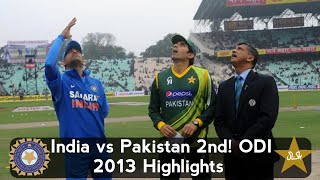 India vs Pakistan 2nd ODI 2013 at Kolkata [upl. by Sorvats278]