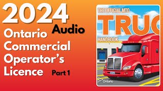 Ontario Commercial Drivers License Practice Test 1  Audio  Canadian Driver Knowledge Tests [upl. by Pincince]