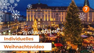 Individueller Weihnachtsgruß für 2022  Weihnachtsvideo Nr 7 für Unternehmen [upl. by Eceinal]