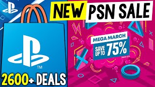 GIGANTIC NEW PSN SALE PlayStation MEGA MARCH SALE 2600 Deals NEW PlayStation Game Deals 2024 [upl. by Nye682]