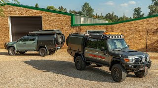 The Ultimate Overlanding Tray amp Canopy Setup on a Landcruiser 79 with Bushtech Canopies [upl. by Ybbed]