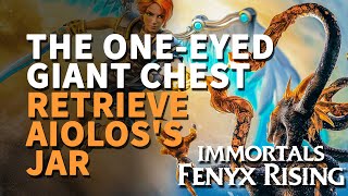 The OneEyed Giant Chest Immortals Fenyx Rising Retrieve Aioloss Jar [upl. by Hulburt]