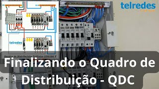 Finalização da Montagem do Quadro de Distribuição de Cargas Trifásico  220380 V [upl. by Magdalene]