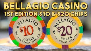 Bellagio Las Vegas 10 and 20 1st Edition Chips [upl. by Eulalee]