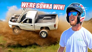 Cheap Truck Battle FINALE Racing Our 5000 Budget Trucks [upl. by Nonnelg]