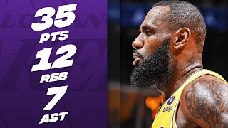 LeBron James Historic 35Point Performance  November 1 2023 [upl. by Onivag]