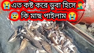 এত কষ্ট করে ডুবা হিসে কি মাছ পাইলাম l Helal krishi [upl. by Etana]