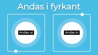 Andas i fyrkant  Andningsövning för att hantera stress [upl. by Ragouzis753]