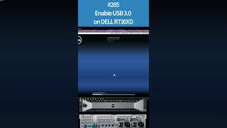 Enable USB 30 on Dell R730XD shorts [upl. by Gene]