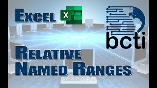 Microsoft Excel  Relative Named Ranges [upl. by Inttirb]