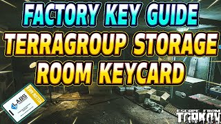 TerraGroup Storage Room Keycard  Key Guide  Escape From Tarkov [upl. by Benedic719]