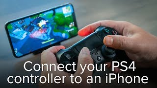 How to pair a PS4 DualShock 4 controller with an iPhone or iPad [upl. by Bekelja126]