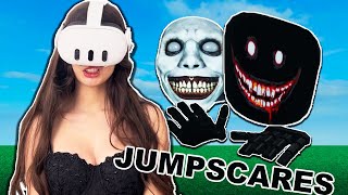 Jump scaring players in Roblox Vr Hands [upl. by Dayiz557]