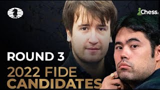 AJEDREZ  TERCERA RONDA del TORNEO CANDIDATOS FIDE 2022 EN DIRECTO I Diario AS [upl. by Rheta]