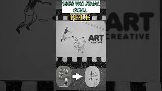 PELE WC1958🏆 FINAL Goal Create  ART pele shorts [upl. by Latton]