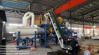 Small combined fertilizer granulation production line E1 designed by EMCC [upl. by Sauder]