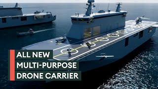 New drone carrier to bring the power of UAVs to the oceans [upl. by Htebazile]