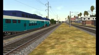 MSTS Coaster 645 Speeding Towards Old Town [upl. by Hovey845]