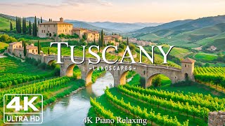 Tuscany 4K  Exploring the Rolling Hills Timeless Vineyards of Italys Idyllic Countryside [upl. by Anelrad943]