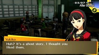 HD PS Vita Persona 4 Golden  New Scene Lightning and Ghosts [upl. by Vinia]