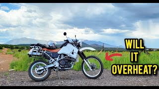 Kawasaki KLR650 Project Bike  Ep 5  Testing the Cooling System [upl. by Nonac]