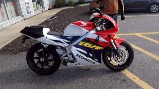 Honda RVF400 NC35 First Ride DREAM BIKE [upl. by Ahsoj694]