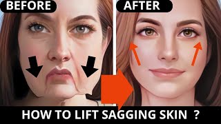 ANTIAGING FACE LIFTING EXERCISES FOR SAGGING SKIN JOWLS LAUGH LINES FOREHEAD DROOPY EYELIDS [upl. by Ennaer]